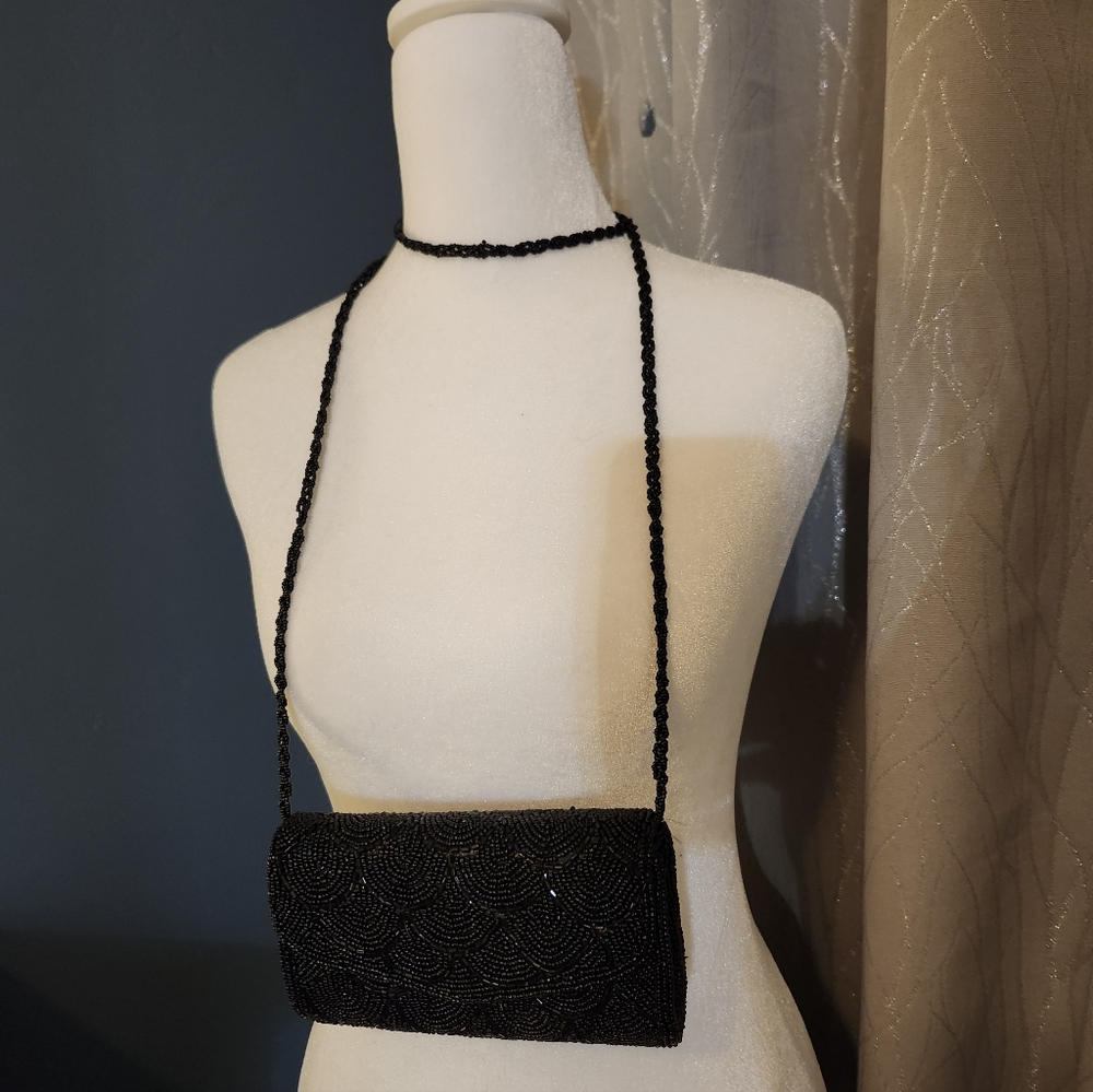 Beaded Evening Bag Shell Pattern - image 2